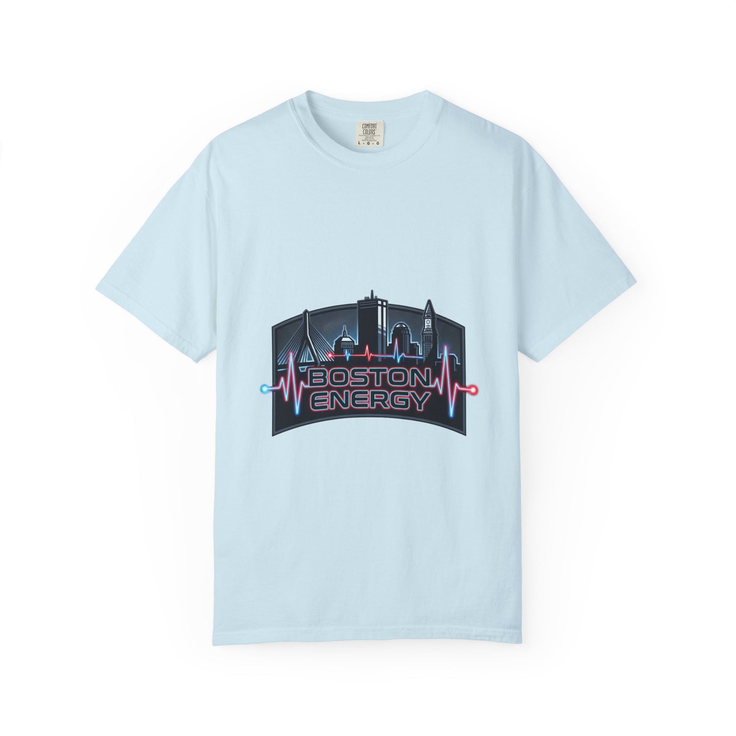 Boston Energy T-Shirt — City Skyline Neon Tee