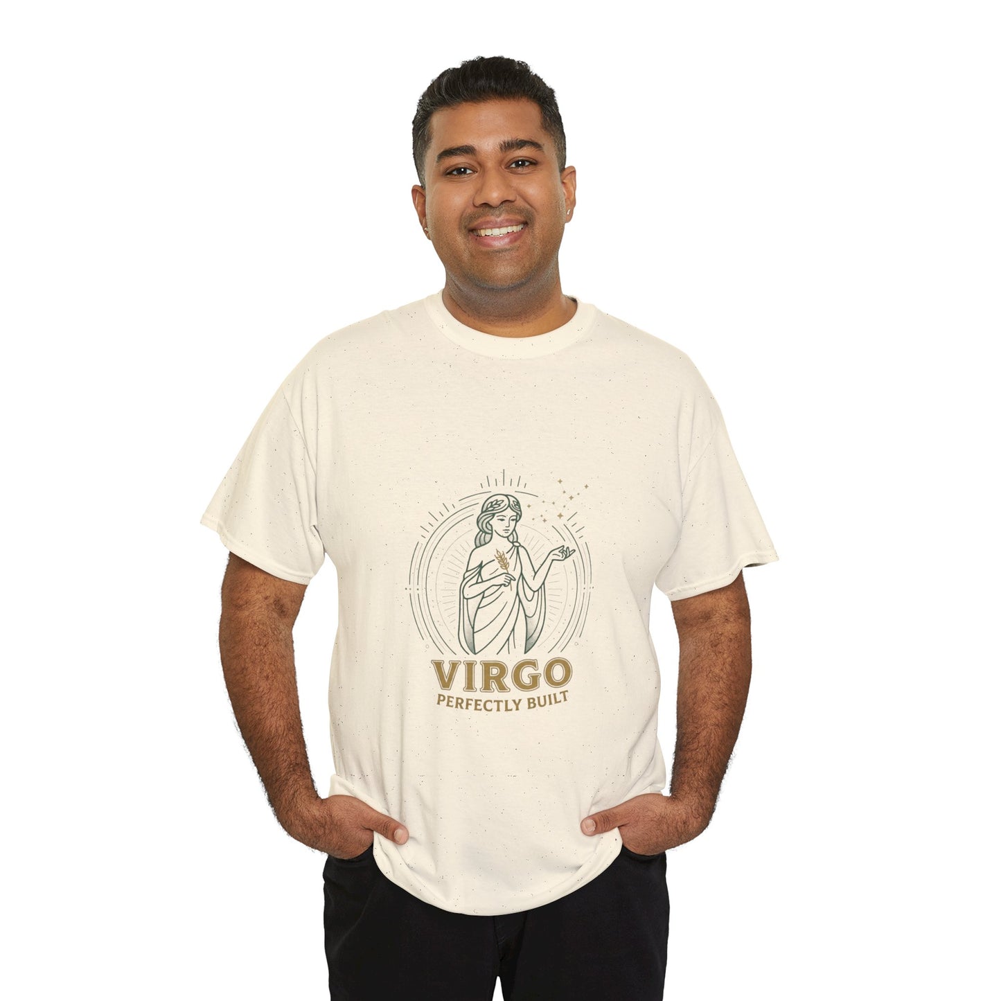 Virgo 'Perfectly Built' Zodiac T-Shirt — Astrology Graphic Tee