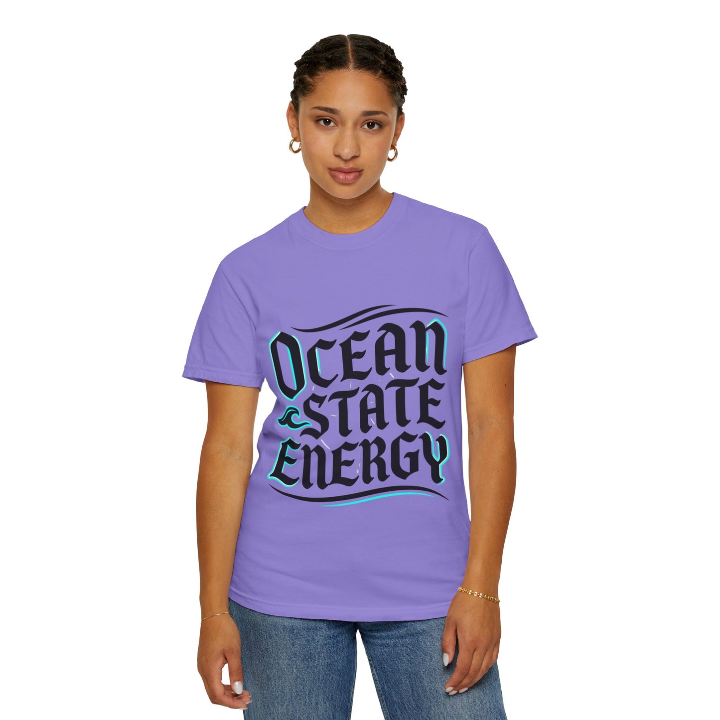 Ocean State Energy T-Shirt — Nautical Script Graphic Tee