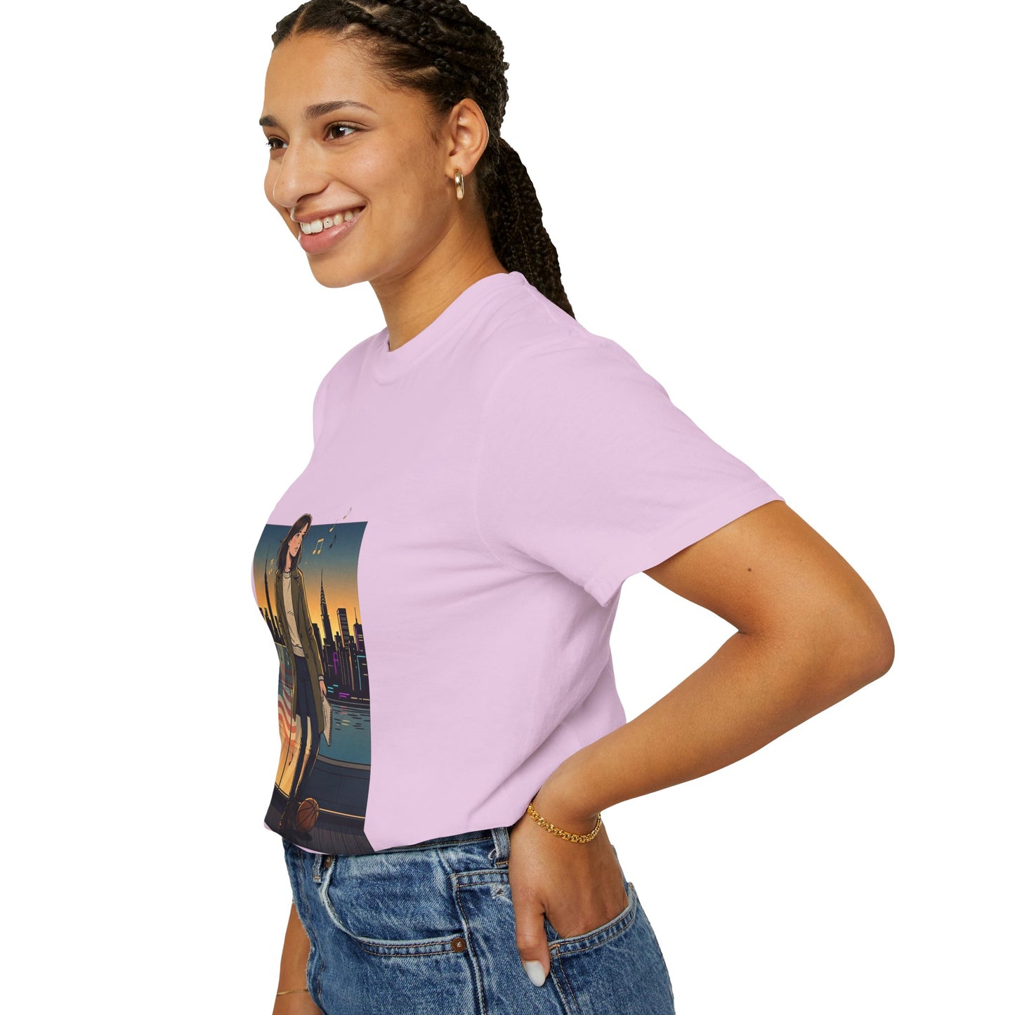 GLOBAL ENERGY: HER CITY, HER STORY— City Sunset Graphic T-Shirt