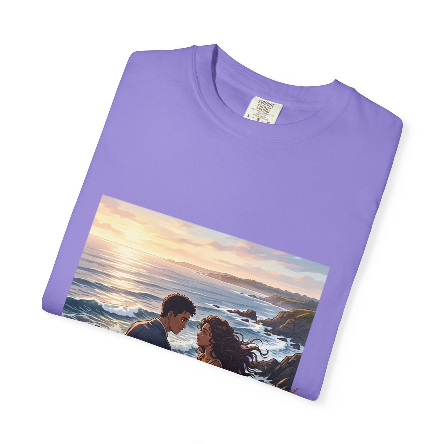 Romantic Sunset Beach Couple T-Shirt