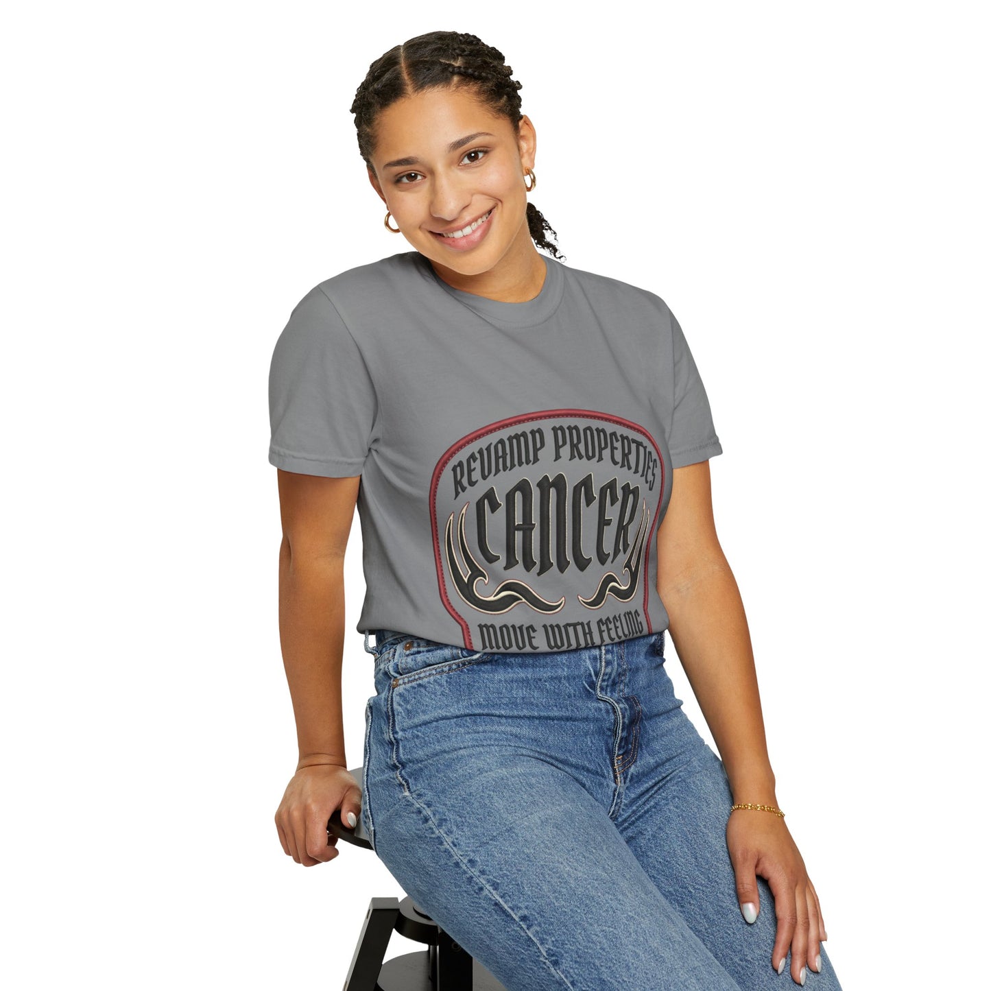 Cancer Zodiac T-Shirt — 'Move With Feeling' Astrology Tee