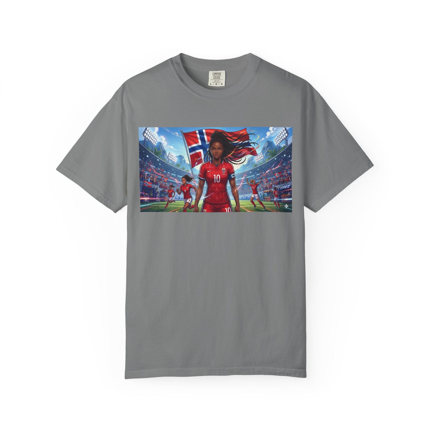 COMMANDER Norway – Female Unisex Garment-Dyed T-shirt