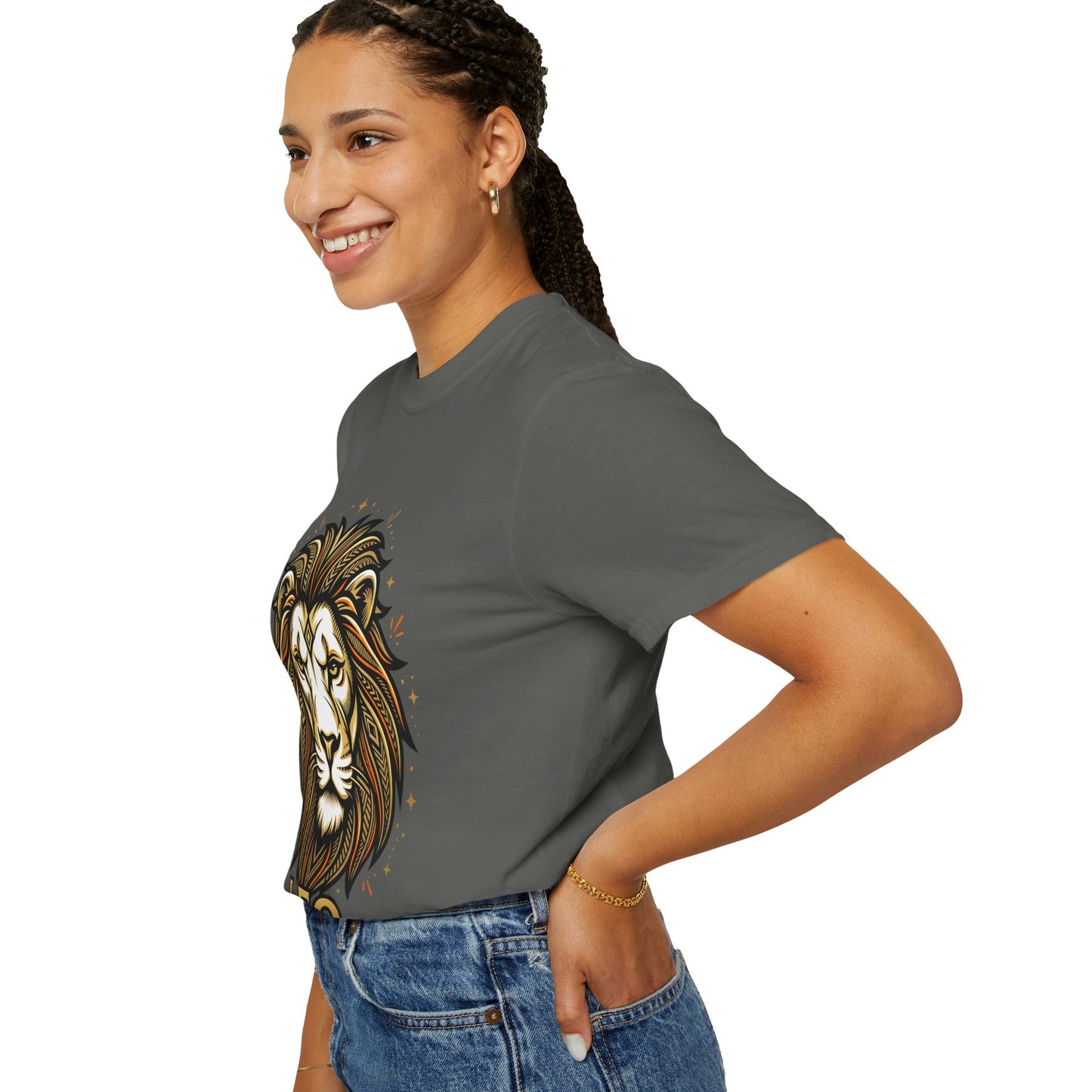 Leo Zodiac Lion T-Shirt — Bold Astrology Graphic Tee