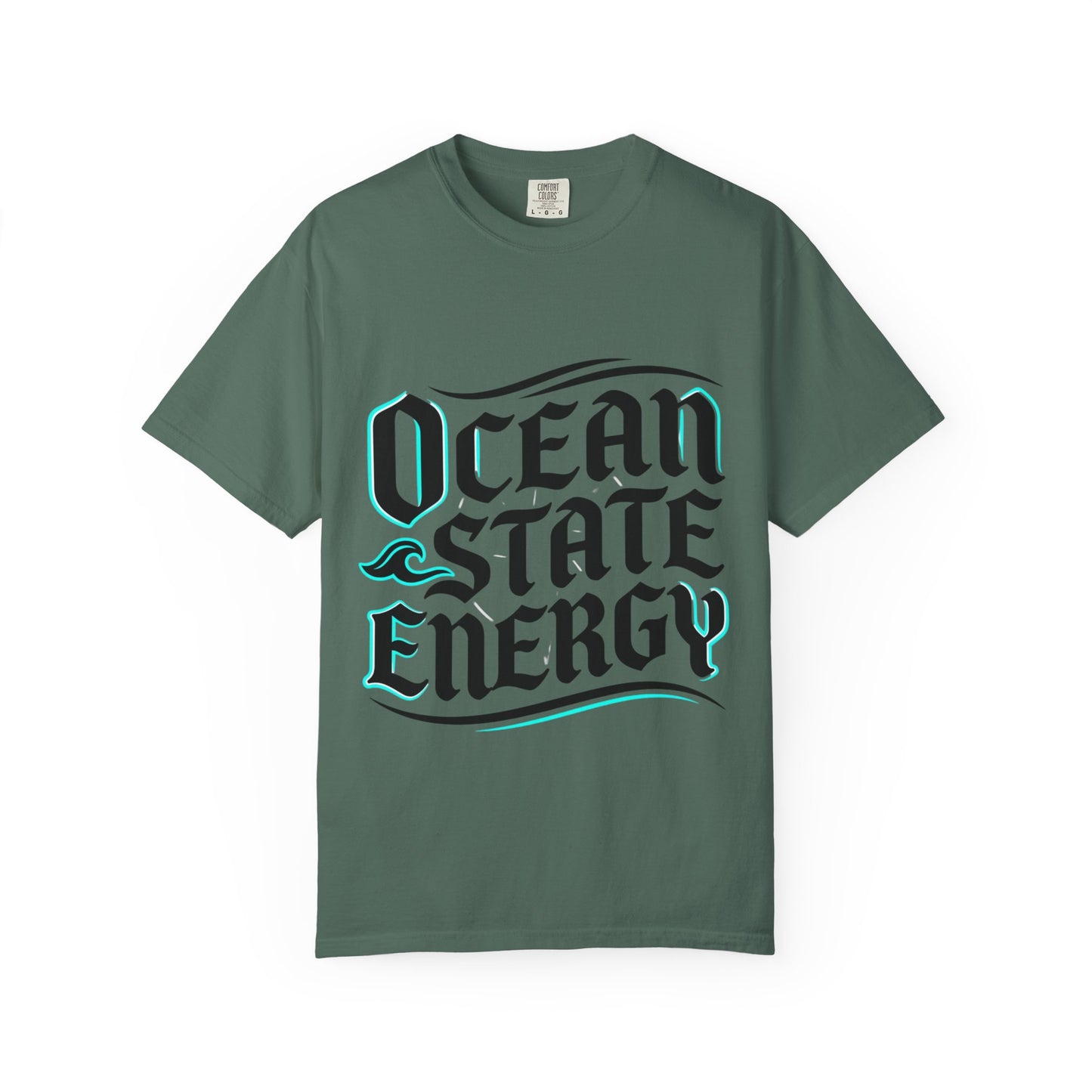 Ocean State Energy T-Shirt — Nautical Script Graphic Tee