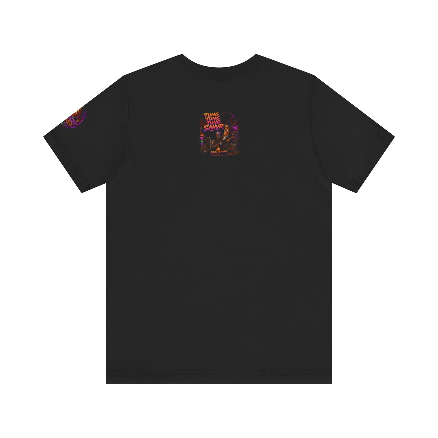 Tung Tung Tung Sahur Laid-Back Nightlife Graphic Tee — "Things Take Time" Urban Cartoon Design