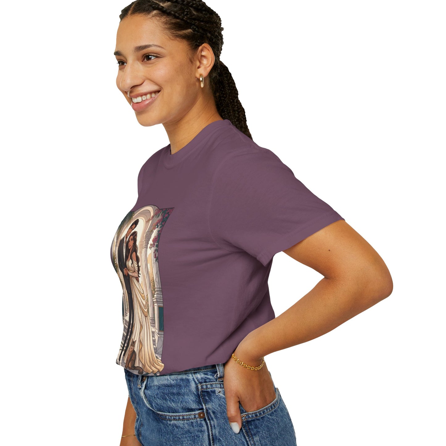 Romantic Vintage Wedding Portrait T-Shirt — "In Every Lifetime, I'd Find You"