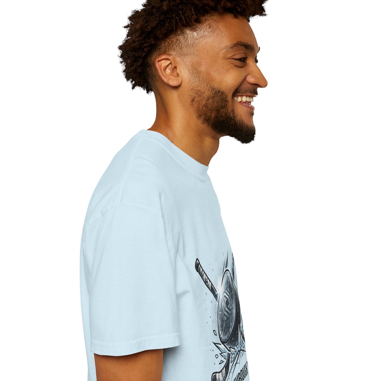 Hockey Graphic Tee — "United Through the Game" Team Spirit T-Shirt