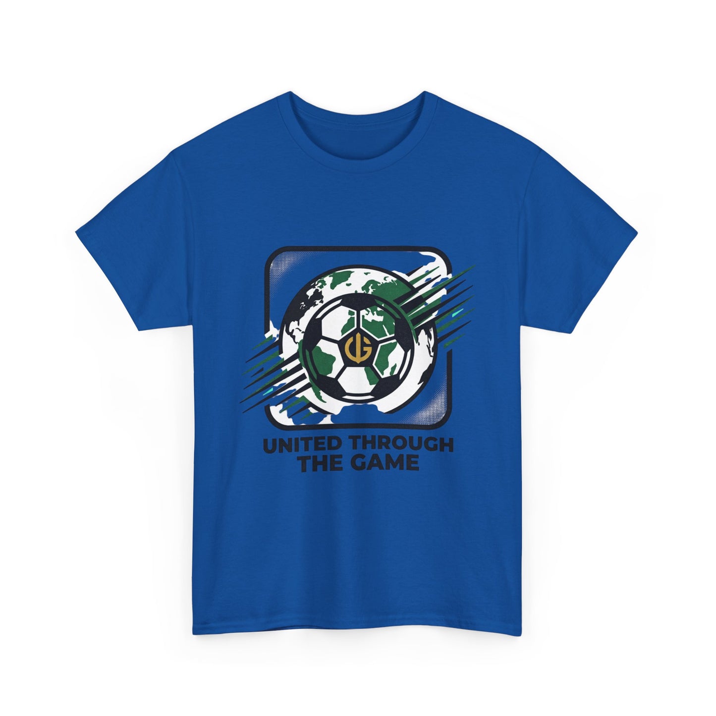 Soccer T-Shirt — "United Through the Game" Graphic Tee