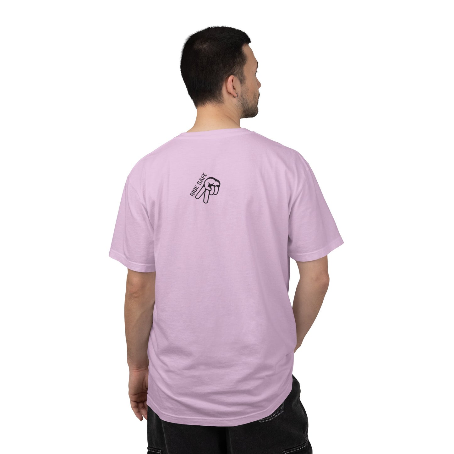 Motorcycle Sunset T-Shirt — Two Bikes Riding Into the Horizon
