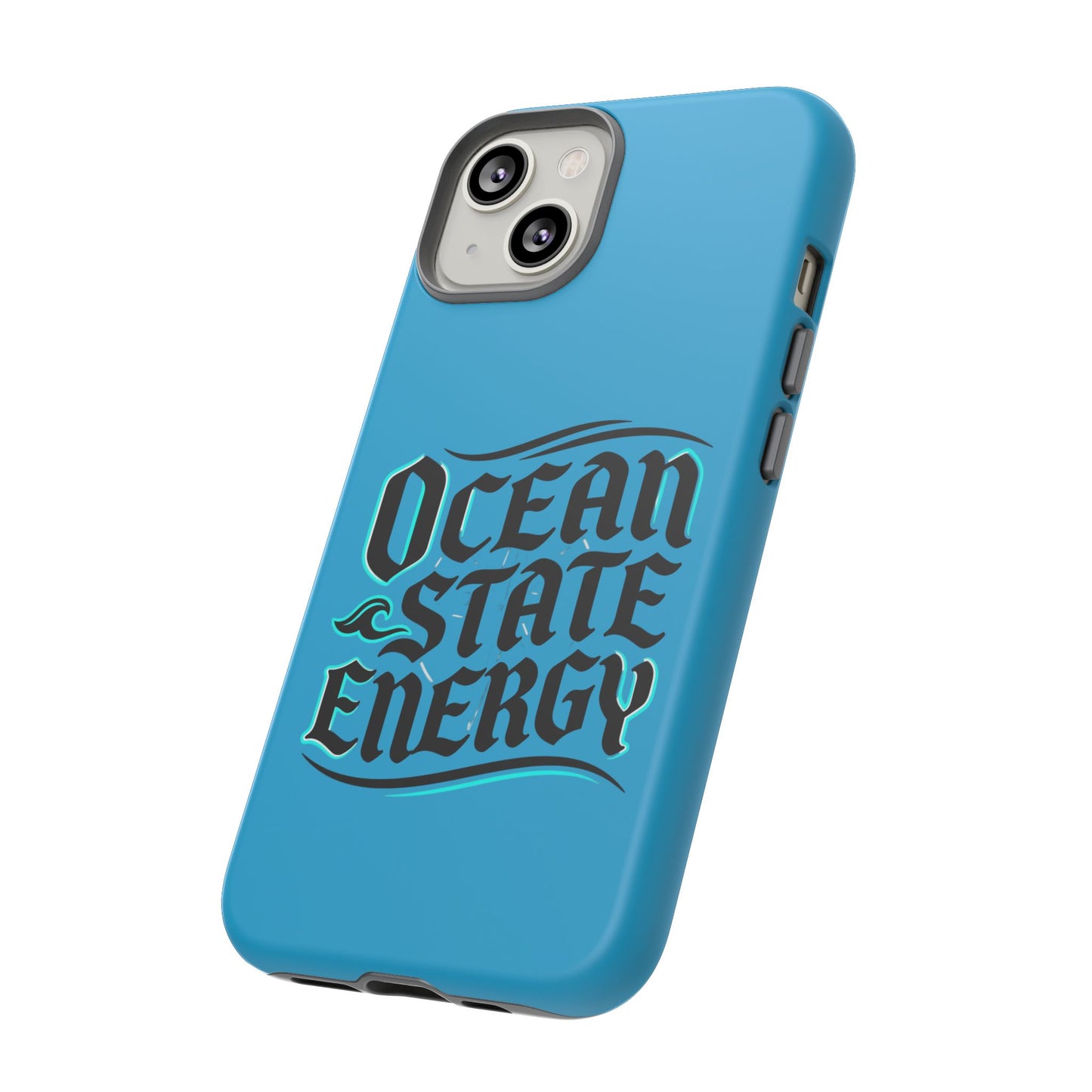 Ocean State Energy Phone Case — Tough Protective iPhone Cover with Nautical Script