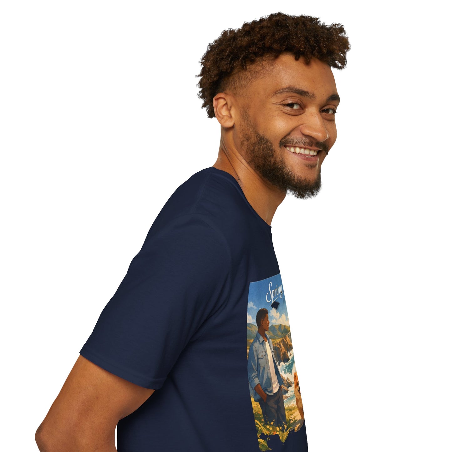 Spring of Us T-Shirt — Romantic Coastal Illustration Tee