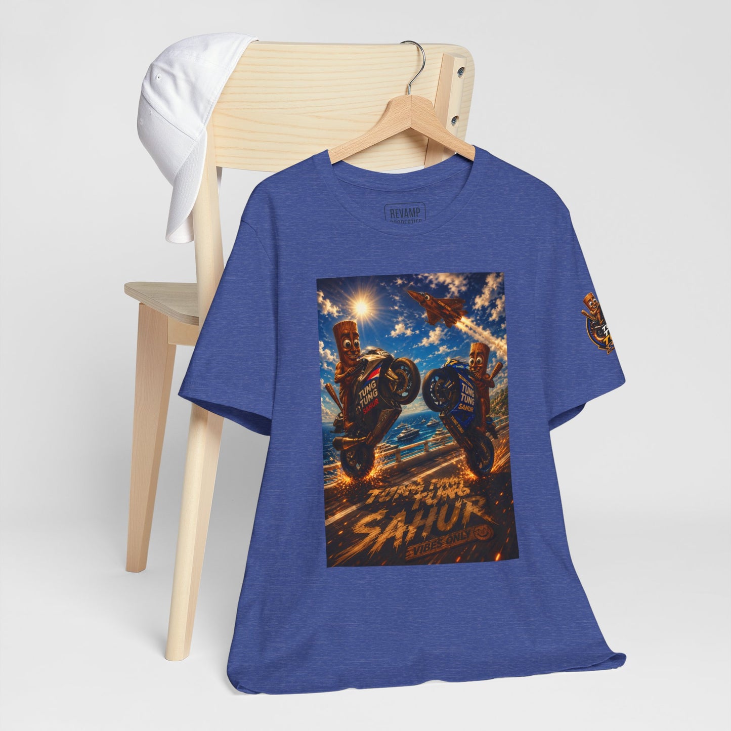 Motorcycle Stunt Tee — Sahara Riders Graphic T-Shirt