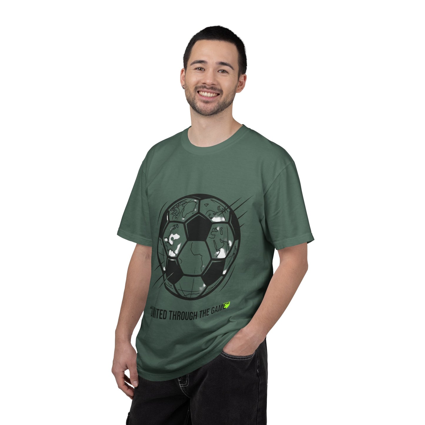 Soccer Unity T-Shirt — "United Through the Game" Graphic Tee