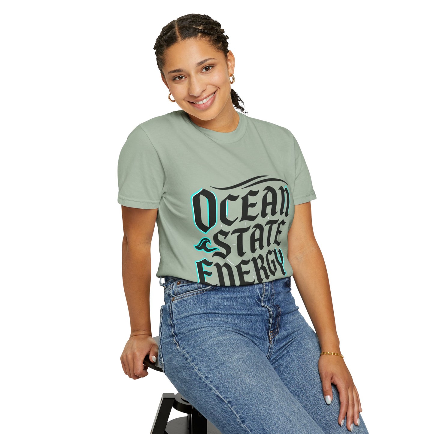 Ocean State Energy T-Shirt — Nautical Script Graphic Tee