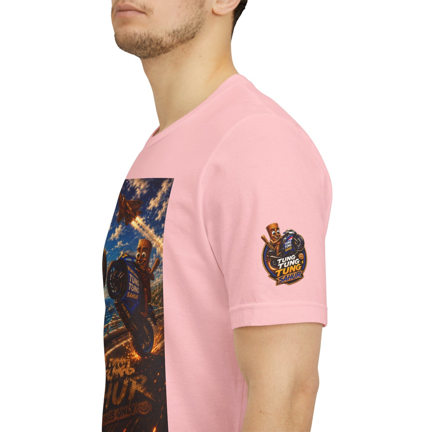 Motorcycle Stunt Tee — Sahara Riders Graphic T-Shirt