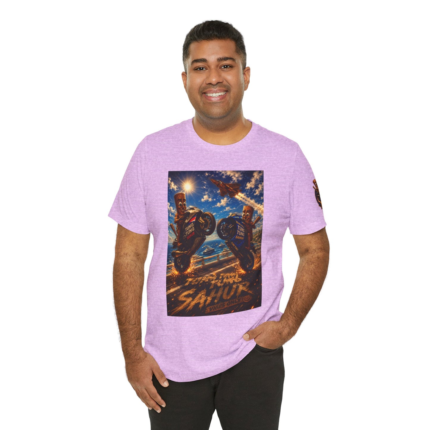 Motorcycle Stunt Tee — Sahara Riders Graphic T-Shirt