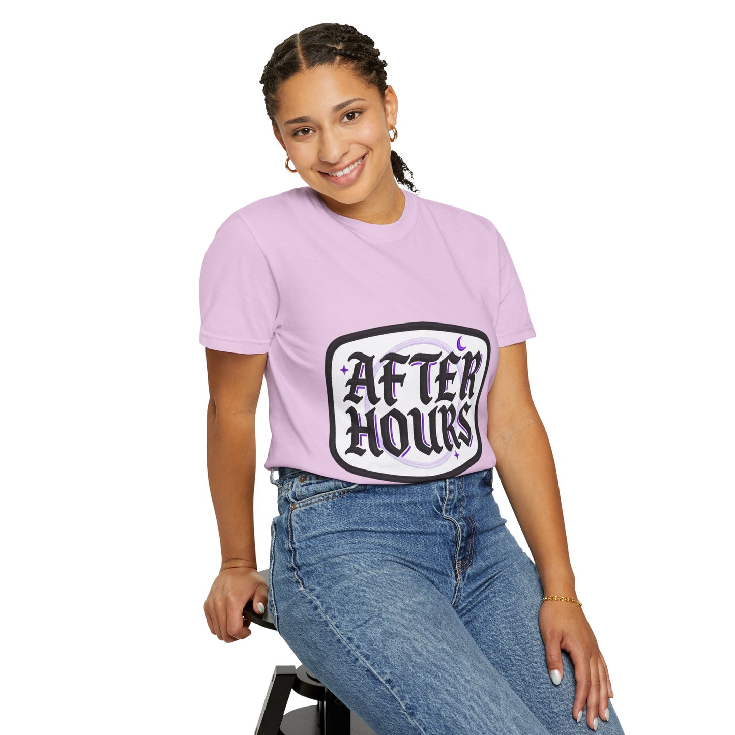 After Hours Graphic T-Shirt — Gothic Moon Lounge Tee