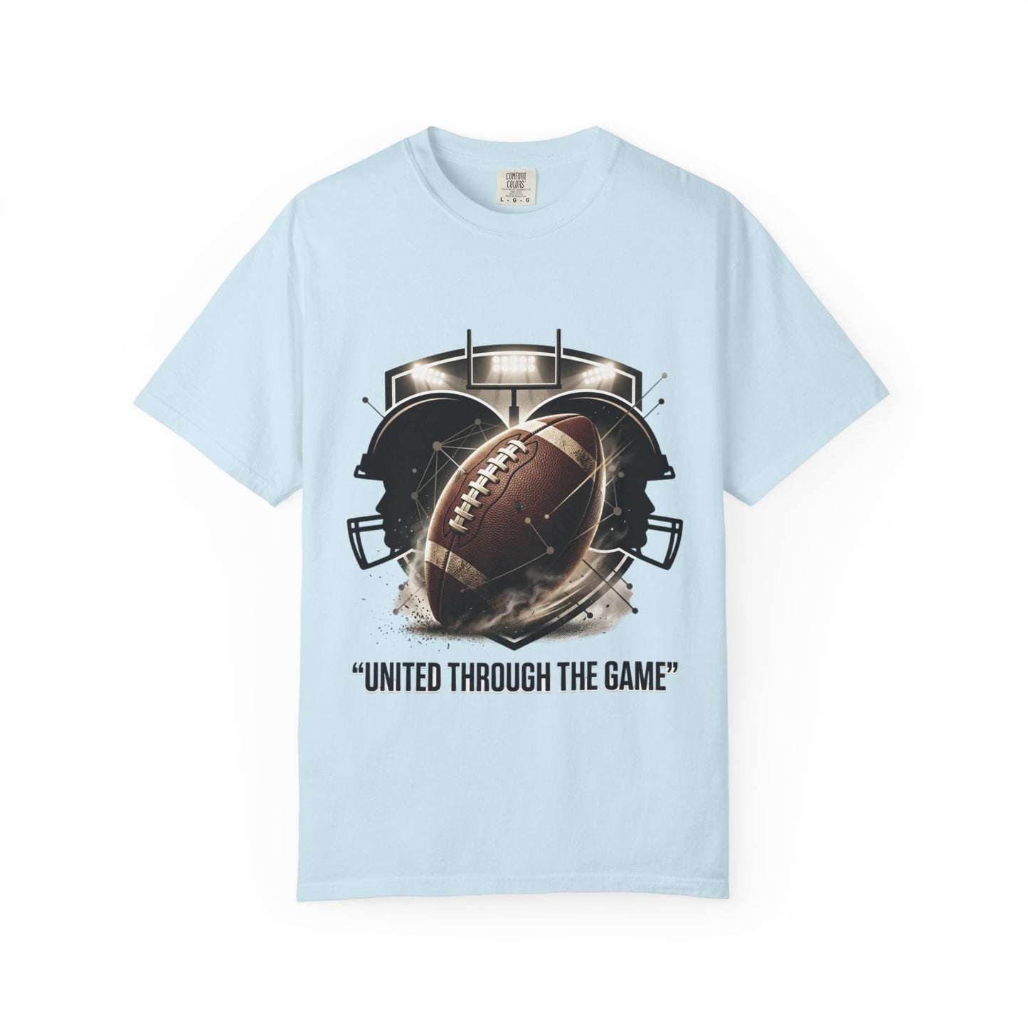 Football T-Shirt — "United Through the Game" Team Spirit Tee