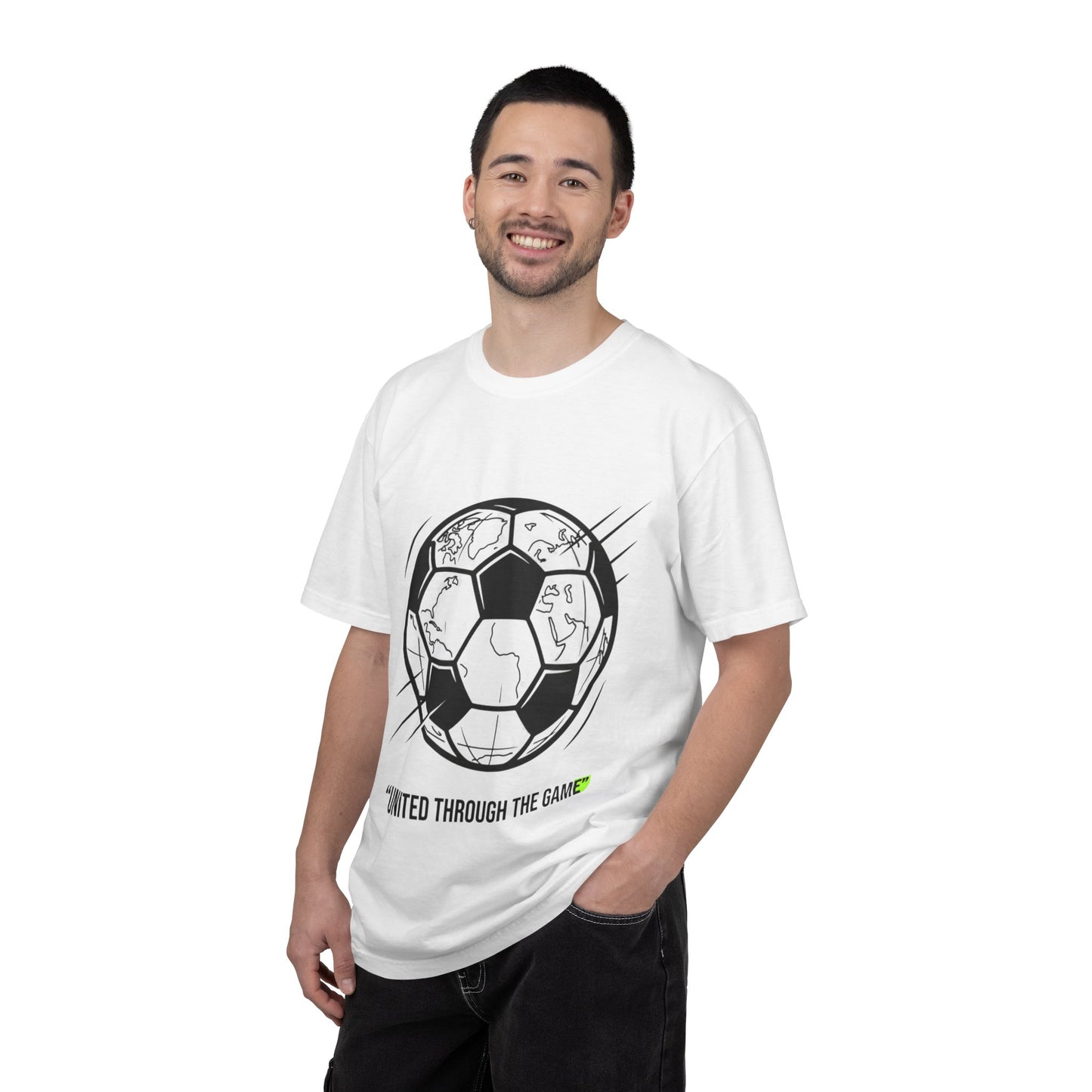 Soccer Unity T-Shirt — "United Through the Game" Graphic Tee