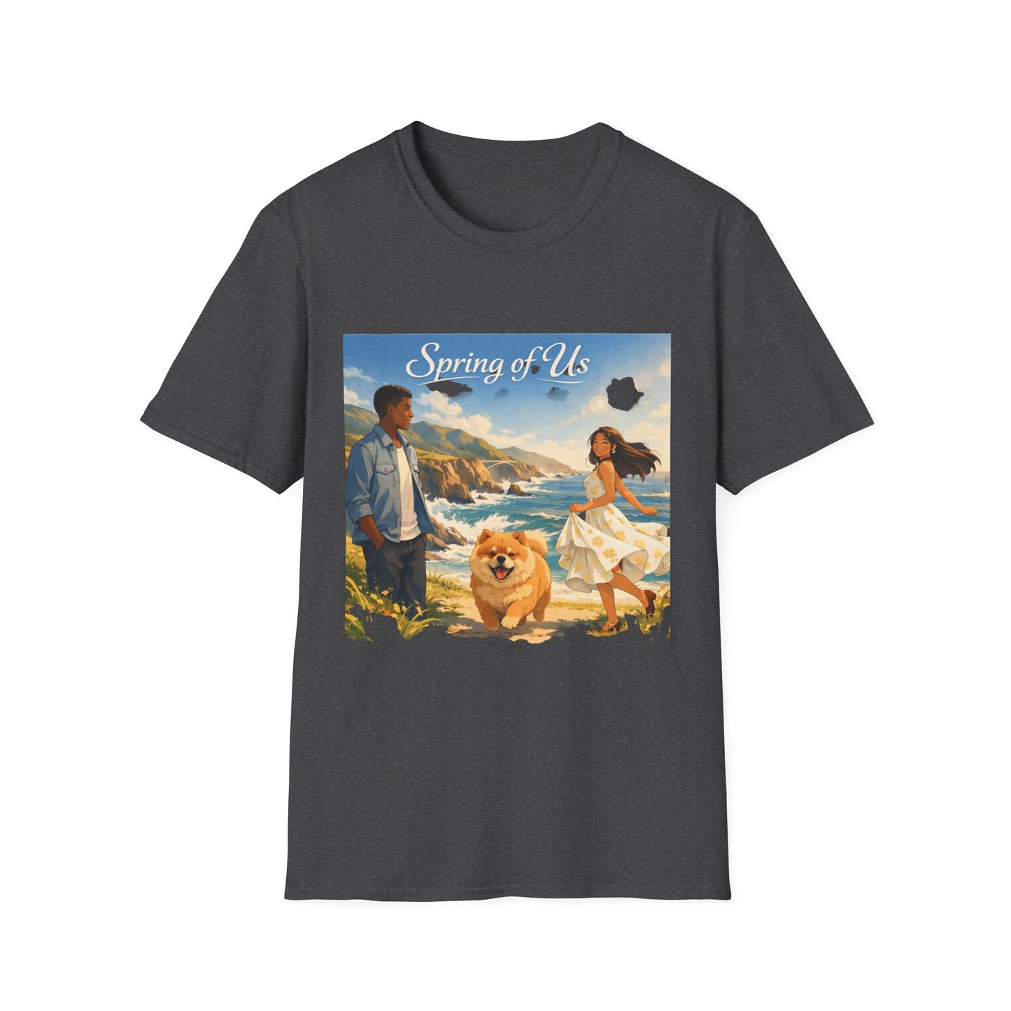 Spring of Us T-Shirt — Romantic Coastal Illustration Tee