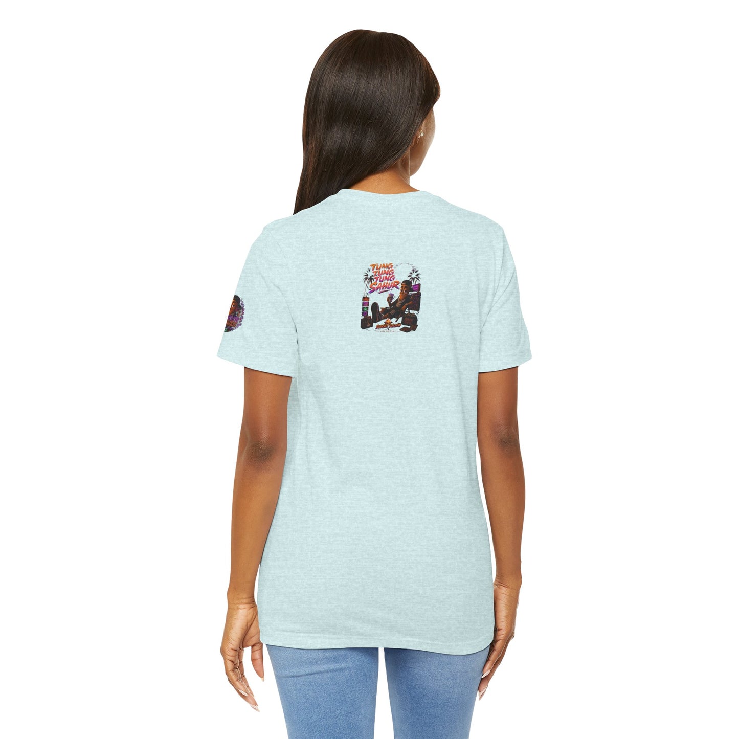 Tung Tung Tung Sahur Laid-Back Nightlife Graphic Tee — "Things Take Time" Urban Cartoon Design