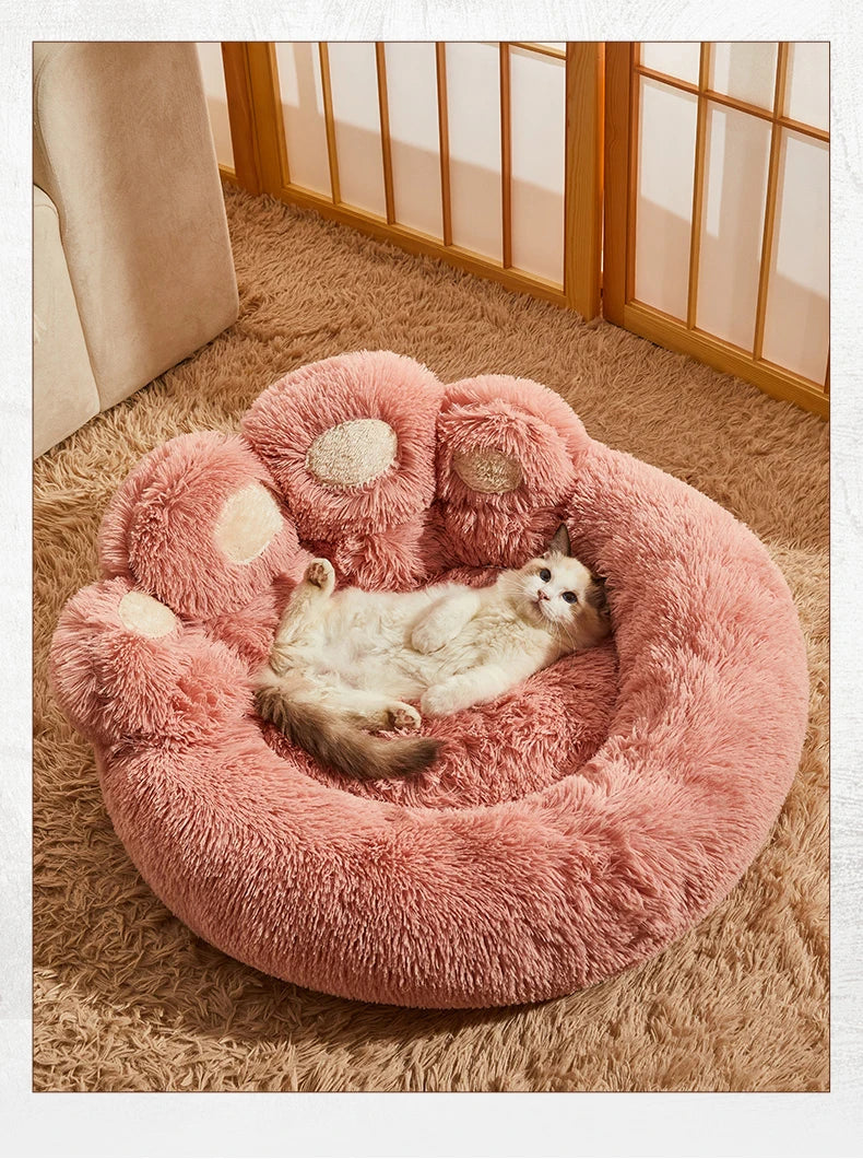 Pet Dog Sofa Beds for Small Dogs Winter Warm Accessories Large Dog Bed Mat Pets Kennel Plush Medium Basket Puppy Cats Supplies