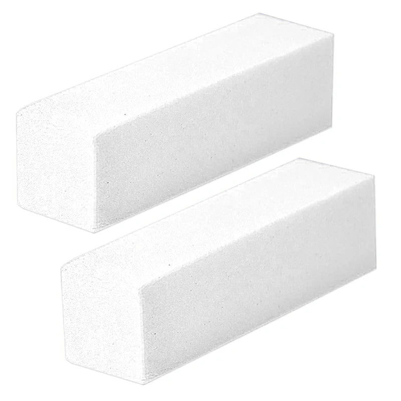 2-Pack 4-Sided Nail Buffer Block | Professional Sponge Manicure Tool for Acrylic & Natural Nails