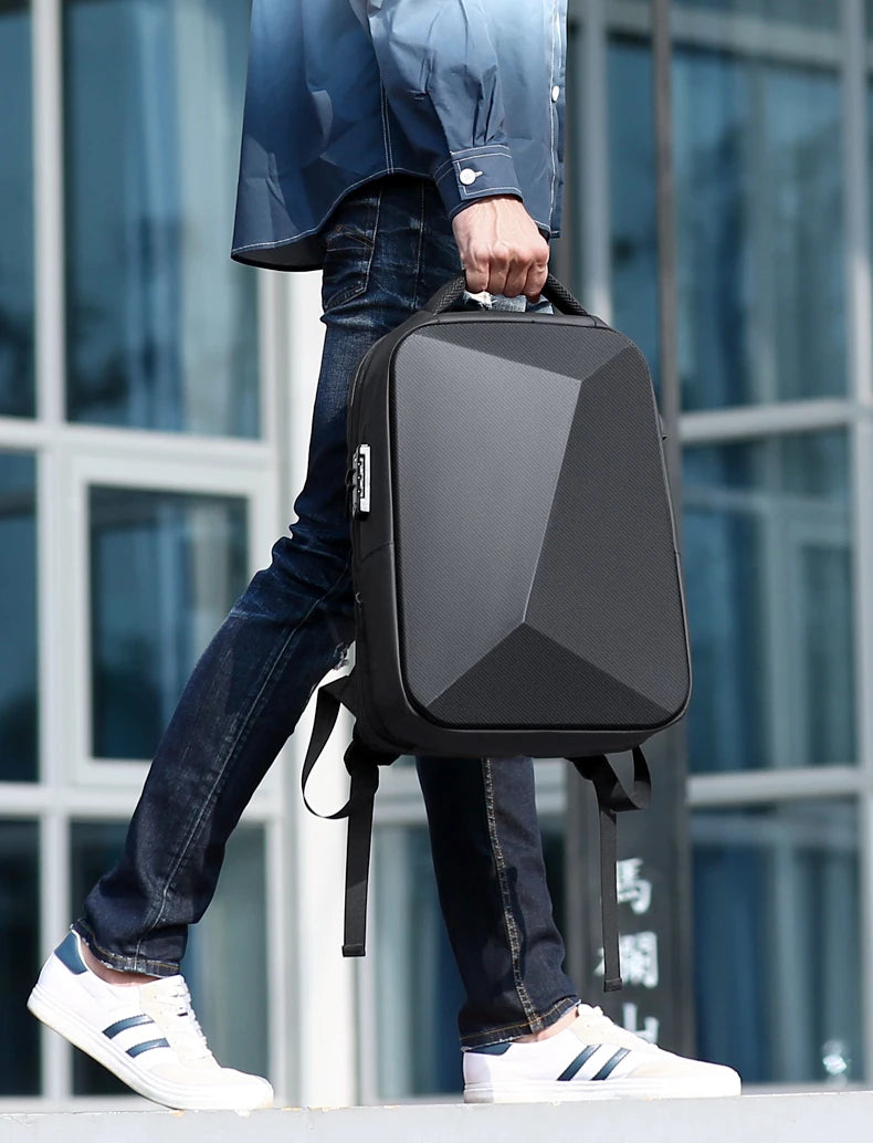 Fenruien Business Laptop Backpack — TSA Lock, USB Charging & Waterproof Travel Bag