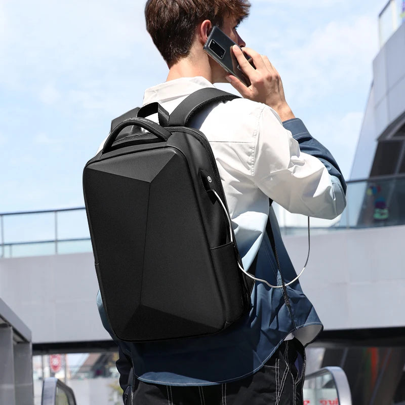 Fenruien Business Laptop Backpack — TSA Lock, USB Charging & Waterproof Travel Bag
