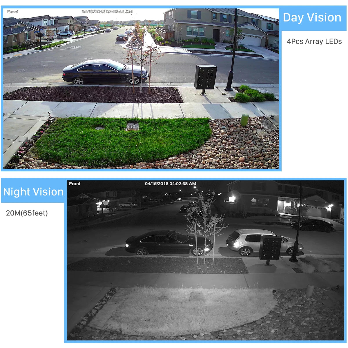 BESDER 5MP Outdoor WiFi Security Camera | IR Night Vision | Motion Detection | IP66 Weatherproof | P2P CCTV Bullet Camera