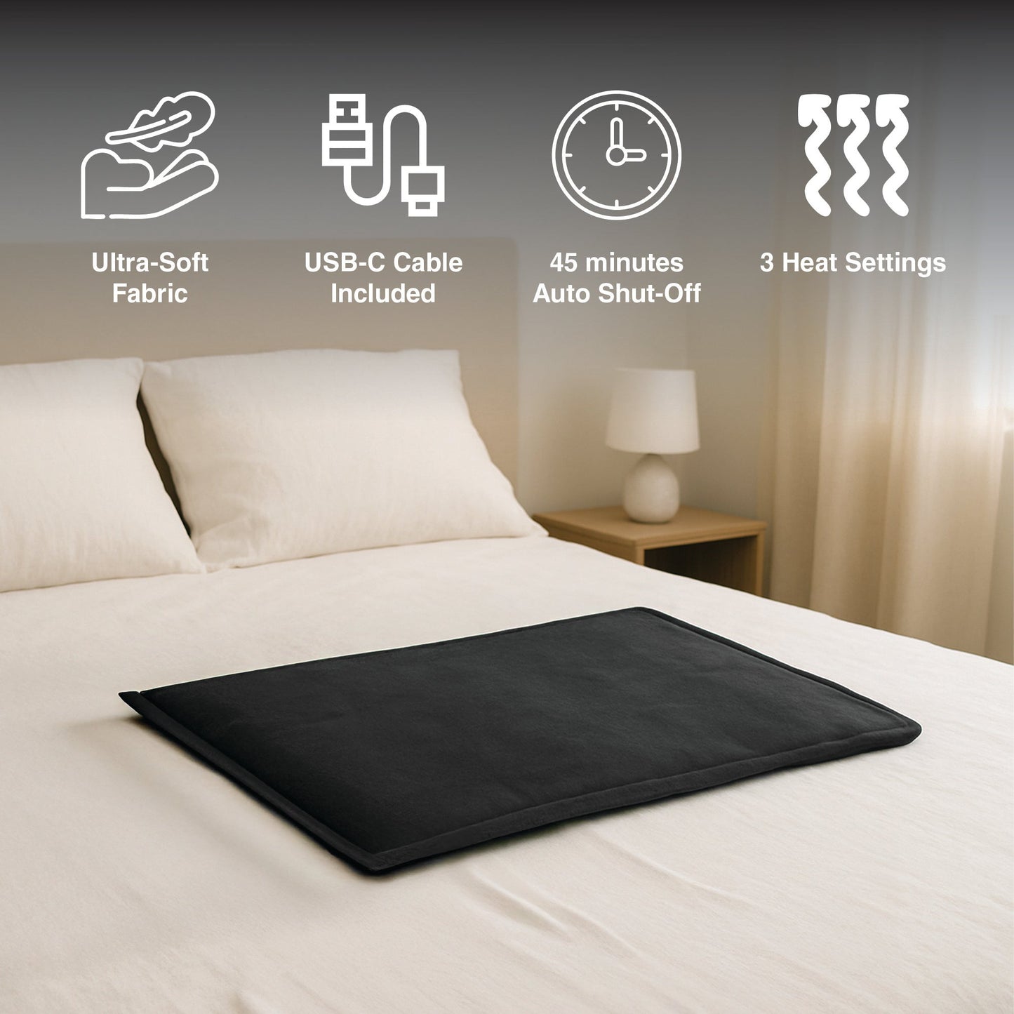 LED Fast Charging Power Bank & Heating Pad Duo