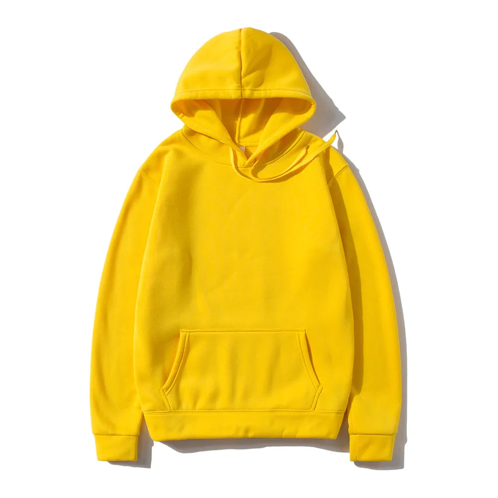 Hoodies Sweatshirts Men Woman Fashion Solid color Red Black Gray Pink Autumn Winter fleece Hip Hop Hoody Male Brand Casual Tops