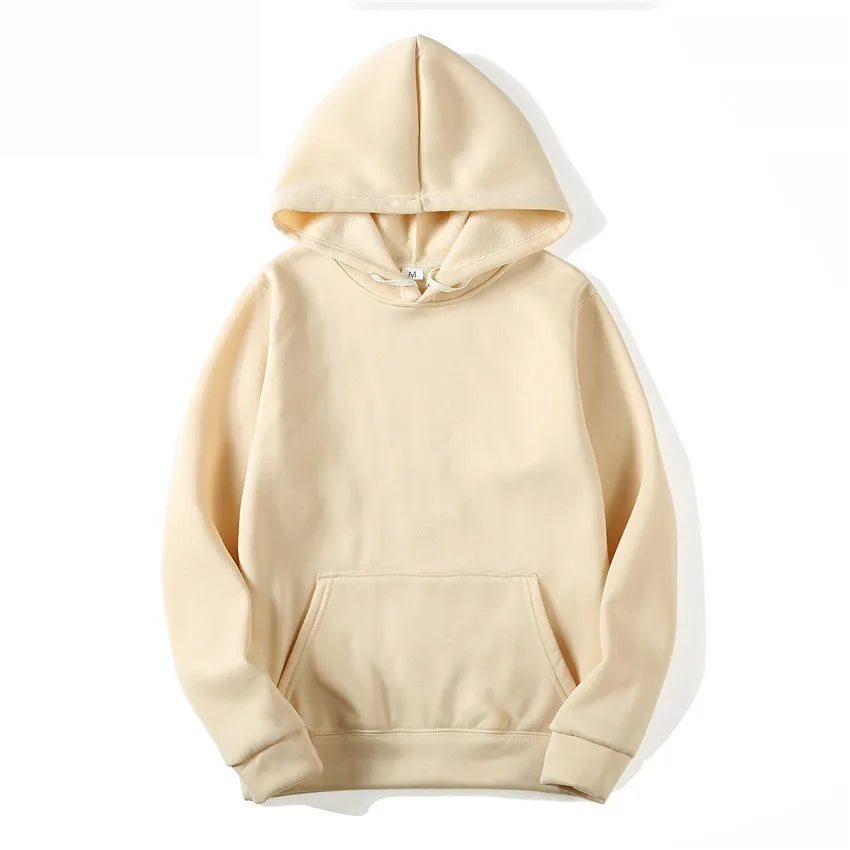 Hoodies Sweatshirts Men Woman Fashion Solid color Red Black Gray Pink Autumn Winter fleece Hip Hop Hoody Male Brand Casual Tops