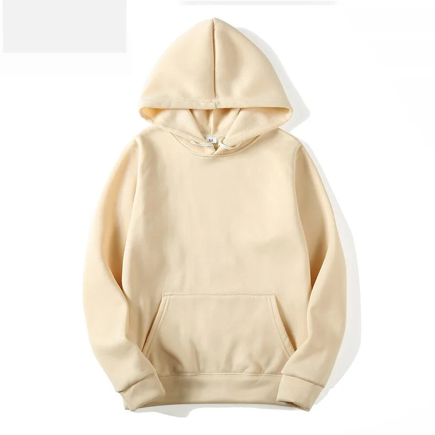 Hoodies Sweatshirts Men Woman Fashion Solid color Red Black Gray Pink Autumn Winter fleece Hip Hop Hoody Male Brand Casual Tops