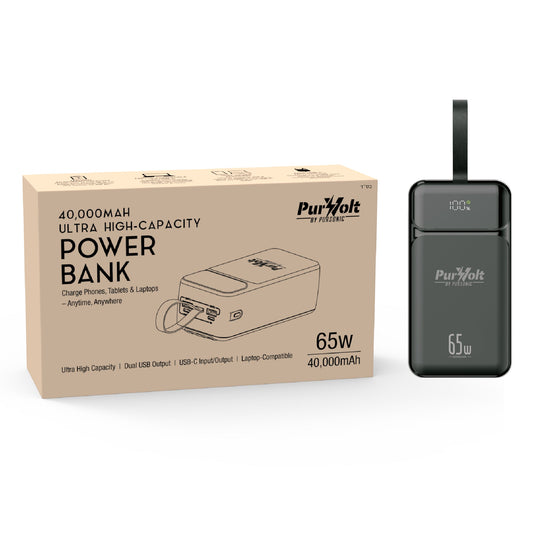 PurVolt 40,000mAh Ultra High-Capacity Power Bank