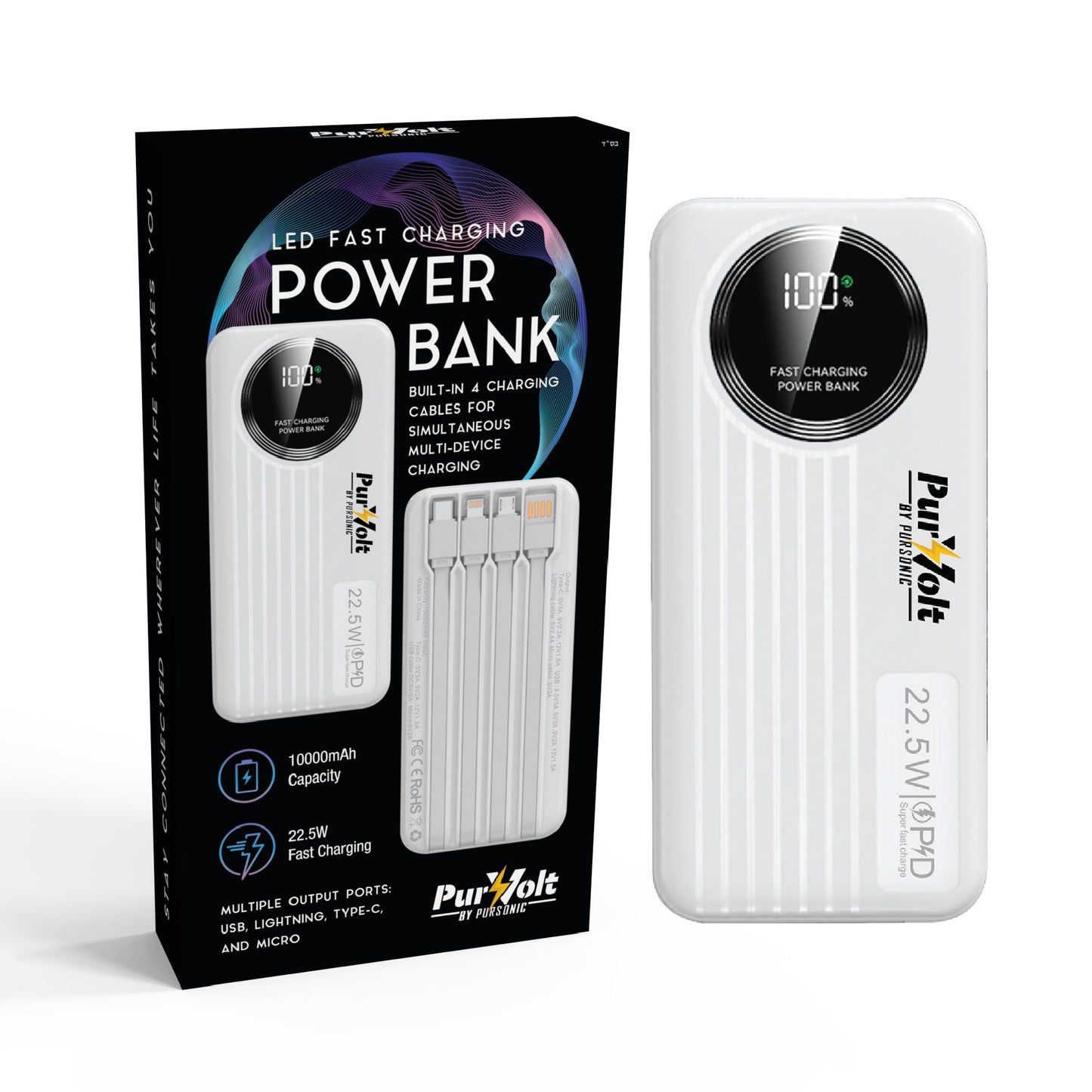 LED Fast Charging Power Bank & Heating Pad Duo