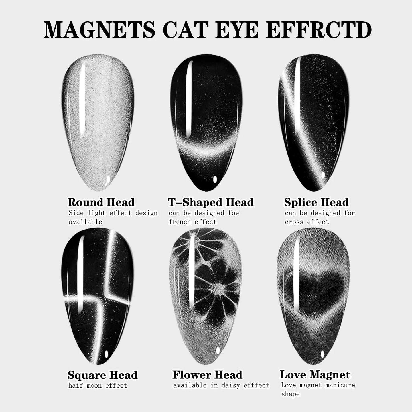 Cat Eye Magnetic Nail Wand — Multi-Function Gel Polish Magnet Tool