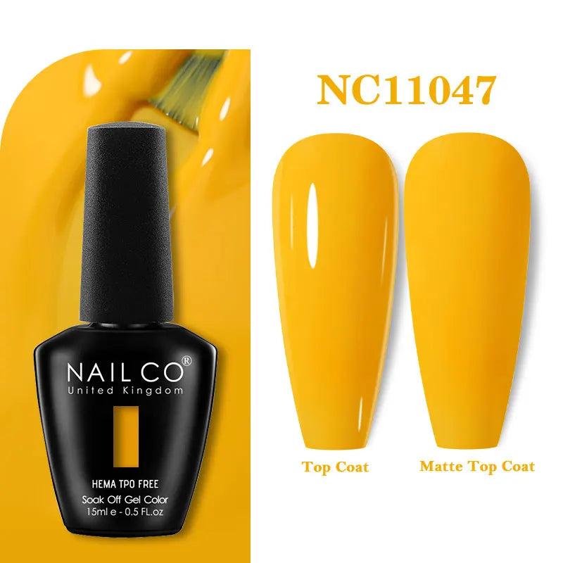 NAILCO Gel Nail Polish – HEMA-Free Soak-Off UV/LED Gel | 15ml | 333 Colors