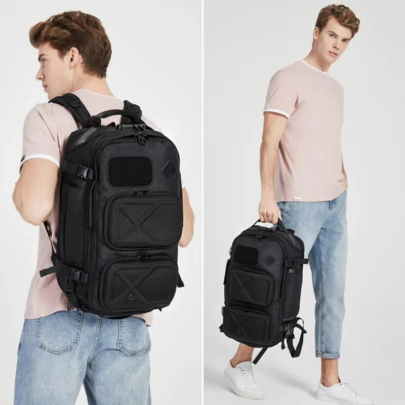 Tactical Cross Backpack | High-Capacity Men's Hiking & Sling Bag with Belt Pack Option
