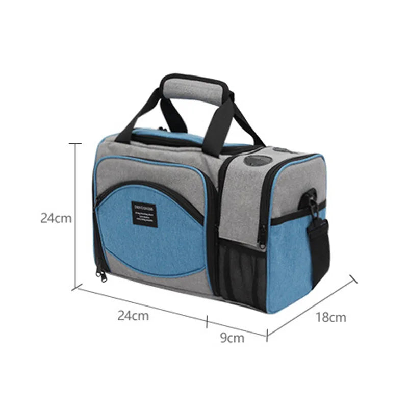 Insulated Lunch Bag — Waterproof Thermal Food Container with Adjustable Shoulder Strap