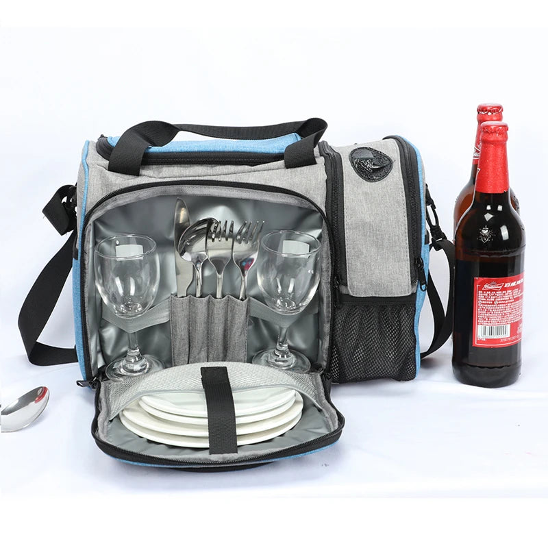 Insulated Lunch Bag — Waterproof Thermal Food Container with Adjustable Shoulder Strap