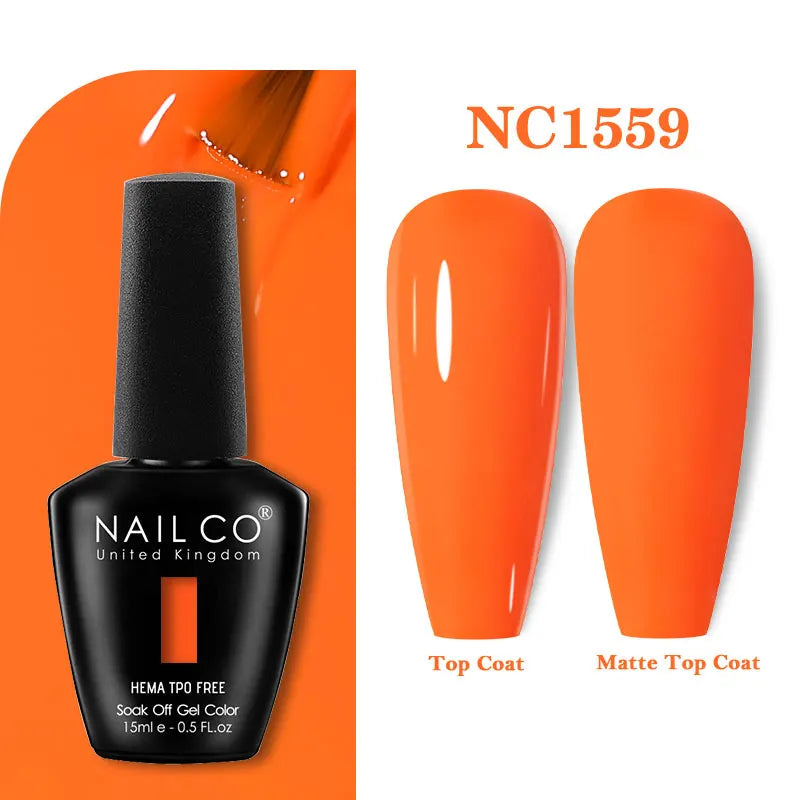 NAILCO Gel Nail Polish – HEMA-Free Soak-Off UV/LED Gel | 15ml | 333 Colors