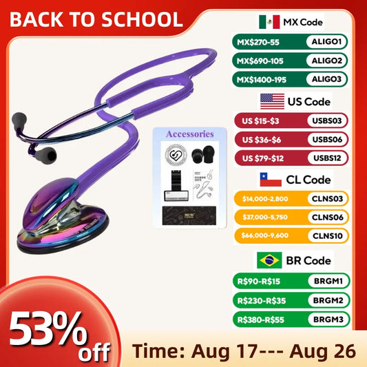 CARENT Classic Single-Head Stethoscope – Alloy Chestpiece, Engravable | For Doctors, Nurses, EMTs & Students | 11 Colors