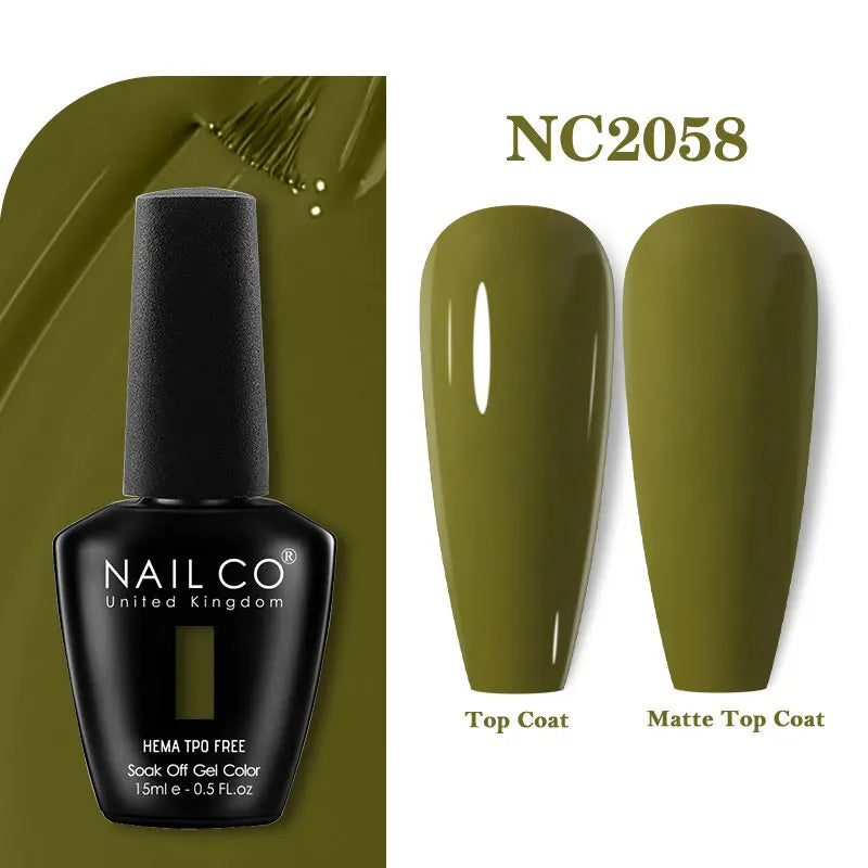 NAILCO Gel Nail Polish – HEMA-Free Soak-Off UV/LED Gel | 15ml | 333 Colors