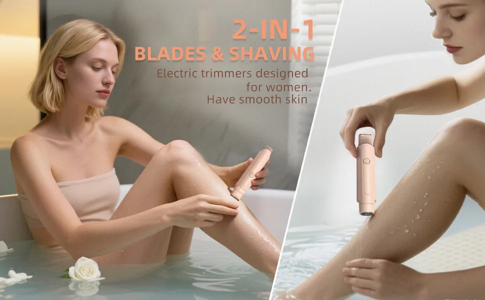 Revamp Properties 2-in-1 Women's Electric Bikini Trimmer & Body Shaver