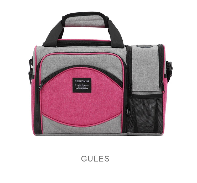 Insulated Lunch Bag — Waterproof Thermal Food Container with Adjustable Shoulder Strap