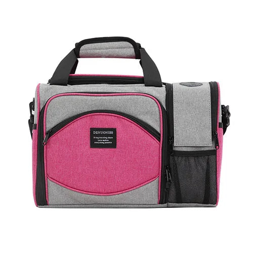Insulated Lunch Bag — Waterproof Thermal Food Container with Adjustable Shoulder Strap