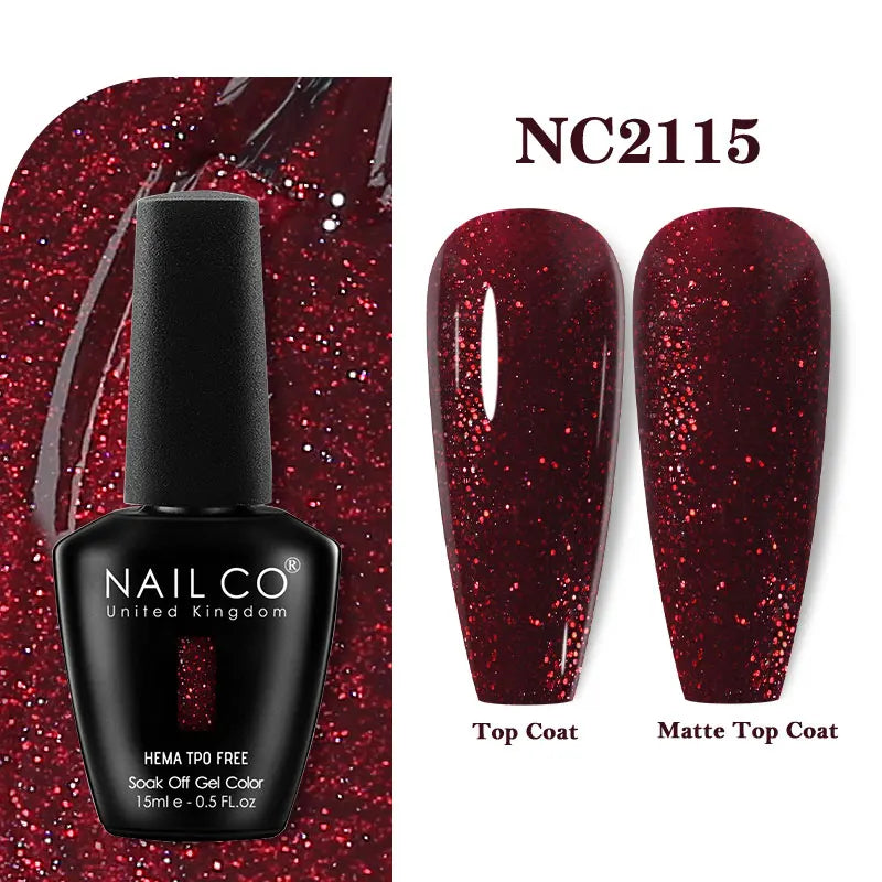 NAILCO Gel Nail Polish – HEMA-Free Soak-Off UV/LED Gel | 15ml | 333 Colors