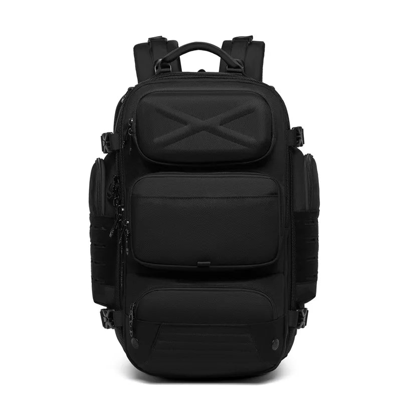 Ozuko Men's Waterproof Travel Backpack | Large Capacity Laptop Bag with Shoe Compartment